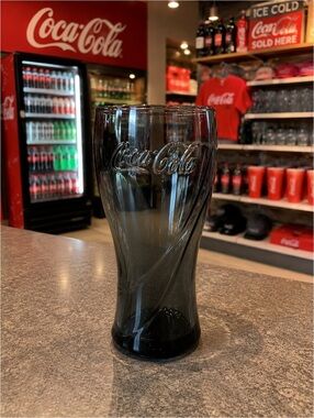 Coca Cola Charcoal Glass